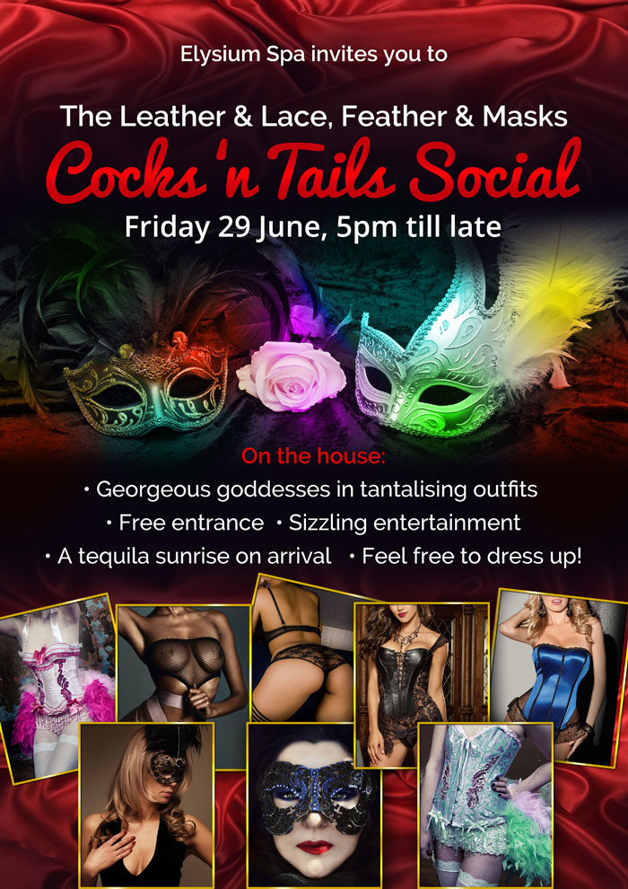Cocks and Tails Social Evening Poster image